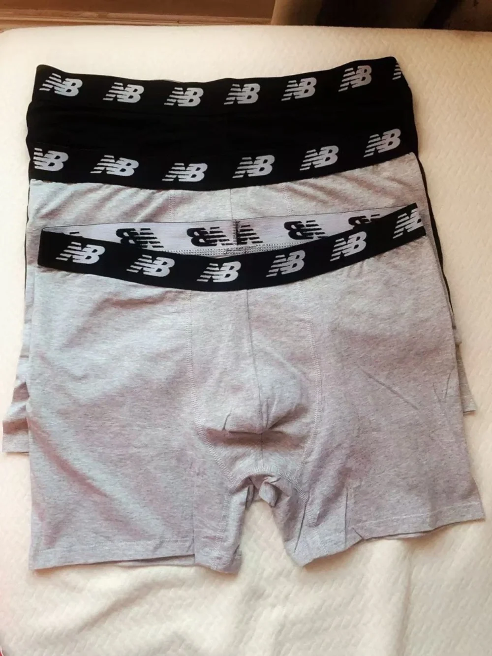 New Balance mens Cotton Performance Boxer Briefs 3-pack Boxer‎ Briefs S